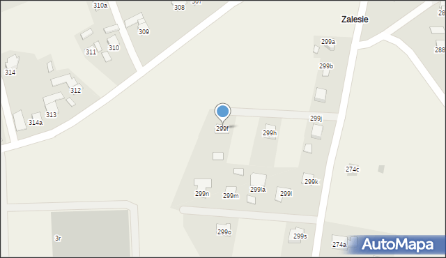 Białobrzegi, Białobrzegi, 299f, mapa Białobrzegi