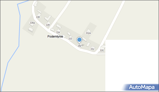 Białobrzegi, Białobrzegi, 332, mapa Białobrzegi