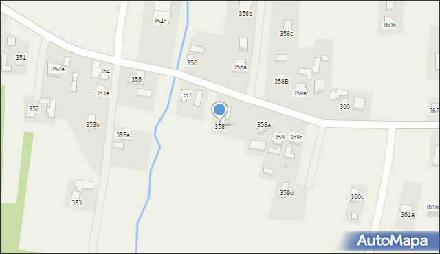 Białobrzegi, Białobrzegi, 358, mapa Białobrzegi