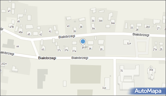 Białobrzegi, Białobrzegi, 37, mapa Białobrzegi