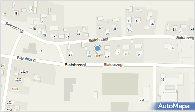 Białobrzegi, Białobrzegi, 37b, mapa Białobrzegi
