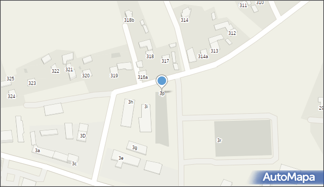 Białobrzegi, Białobrzegi, 3p, mapa Białobrzegi