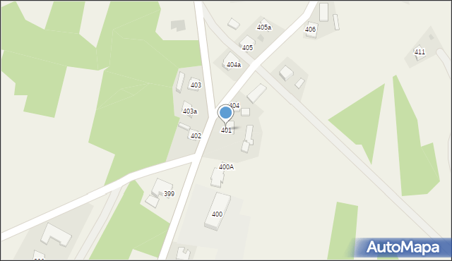 Białobrzegi, Białobrzegi, 401, mapa Białobrzegi