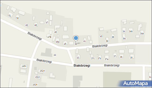 Białobrzegi, Białobrzegi, 42, mapa Białobrzegi