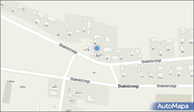 Białobrzegi, Białobrzegi, 46a, mapa Białobrzegi