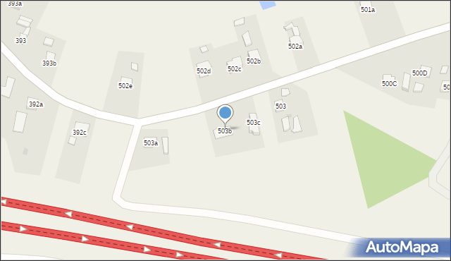 Białobrzegi, Białobrzegi, 503b, mapa Białobrzegi