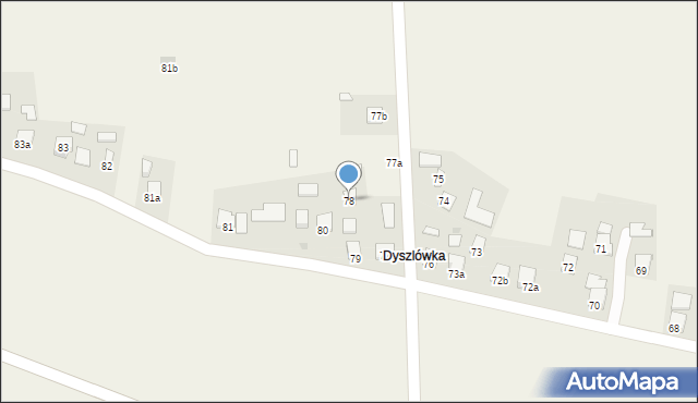 Białobrzegi, Białobrzegi, 78, mapa Białobrzegi