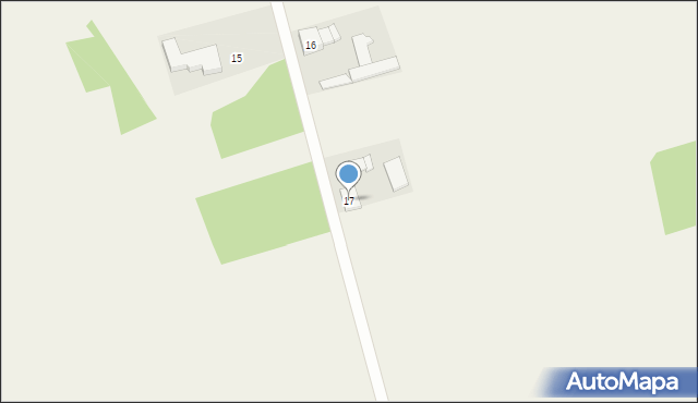 Białocin, Białocin, 17, mapa Białocin