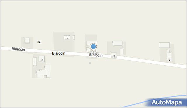 Białocin, Białocin, 6, mapa Białocin