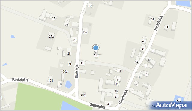 Białołęka, Białołęka, 31b, mapa Białołęka