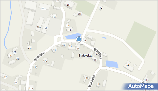 Białołęka, Białołęka, 36a, mapa Białołęka