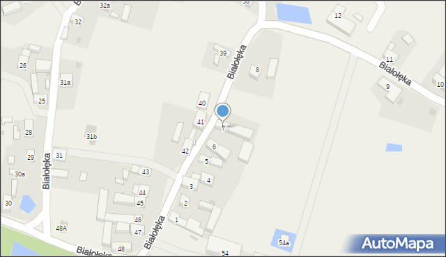 Białołęka, Białołęka, 7, mapa Białołęka