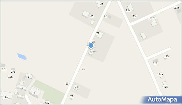 Białołęka, Białołęka, 77, mapa Białołęka