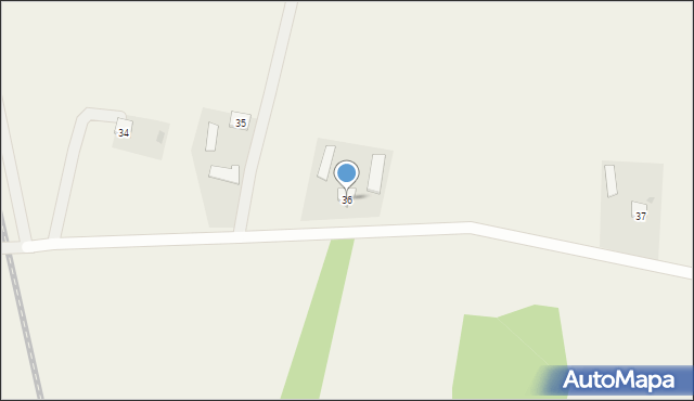 Białoskóry, Białoskóry, 36, mapa Białoskóry