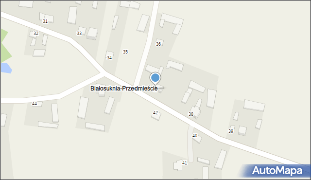 Białosuknia, Białosuknia, 37, mapa Białosuknia