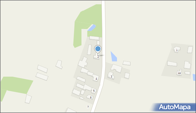 Białousy, Białousy, 2, mapa Białousy