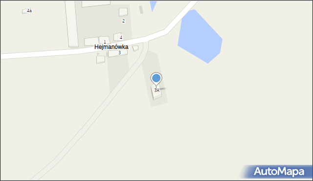 Białożewin, Białożewin, 3A, mapa Białożewin