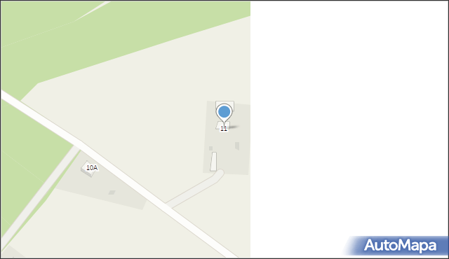 Białusny Lasek, Białusny Lasek, 11, mapa Białusny Lasek