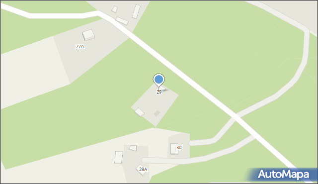 Białusny Lasek, Białusny Lasek, 29, mapa Białusny Lasek