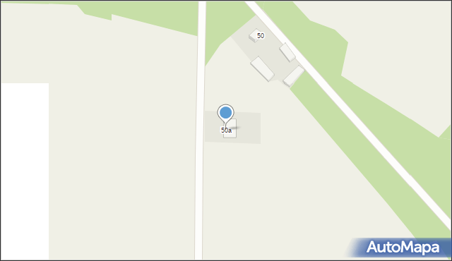 Białusny Lasek, Białusny Lasek, 50a, mapa Białusny Lasek