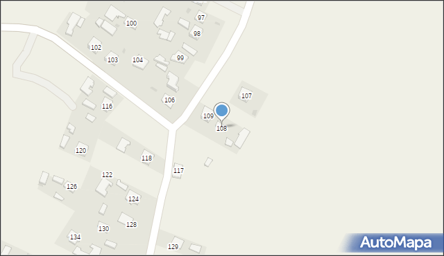 Biały Bór, Biały Bór, 108, mapa Biały Bór