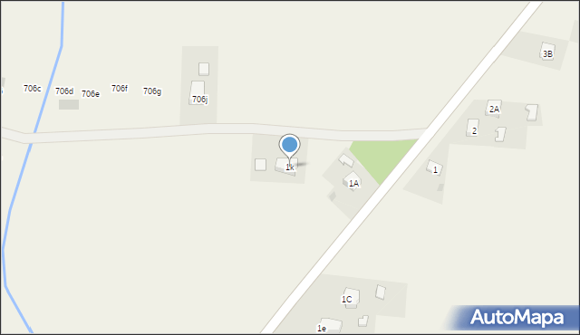 Biały Bór, Biały Bór, 1k, mapa Biały Bór