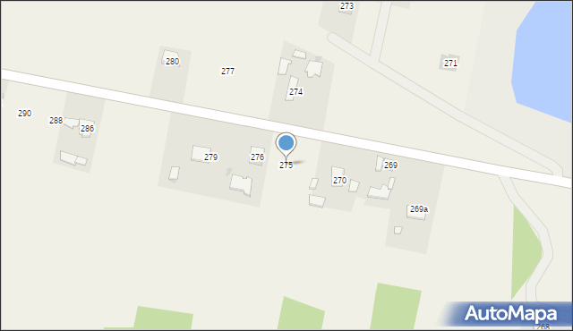 Biały Bór, Biały Bór, 275, mapa Biały Bór
