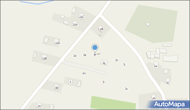 Biały Bór, Biały Bór, 3f, mapa Biały Bór