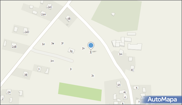 Biały Bór, Biały Bór, 3j, mapa Biały Bór