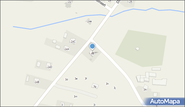 Biały Bór, Biały Bór, 4B, mapa Biały Bór