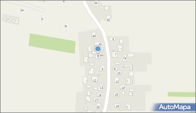 Biały Bór, Biały Bór, 6, mapa Biały Bór