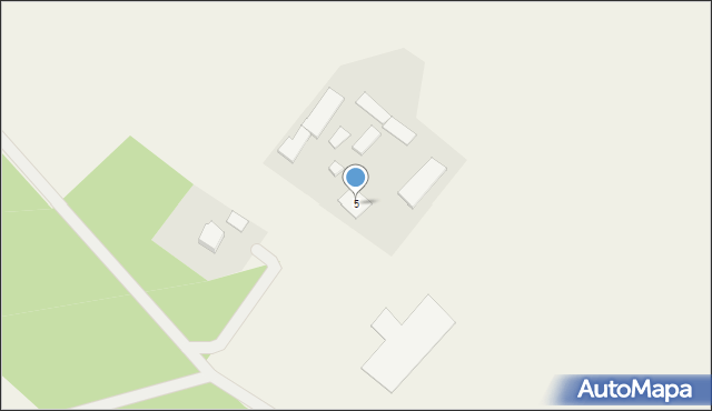 Biały Grunt, Biały Grunt, 5, mapa Biały Grunt