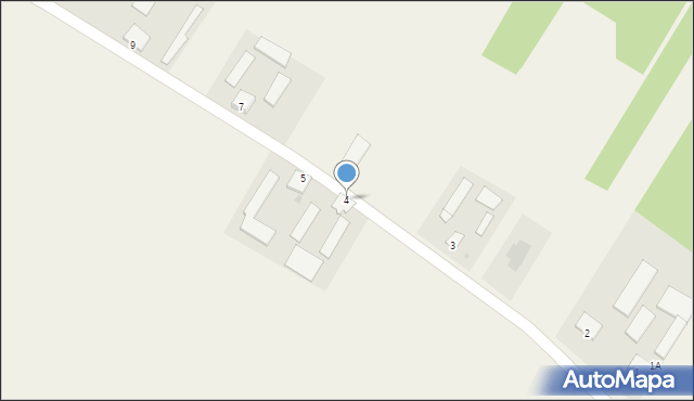 Biały Ług, Biały Ług, 4, mapa Biały Ług