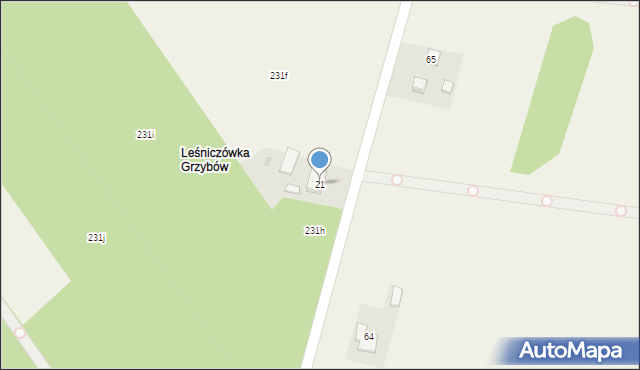 Biały Zdrój, Biały Zdrój, 21, mapa Biały Zdrój