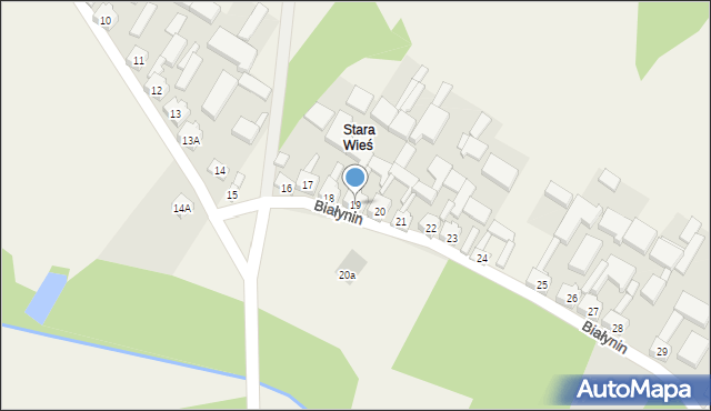 Białynin, Białynin, 19, mapa Białynin