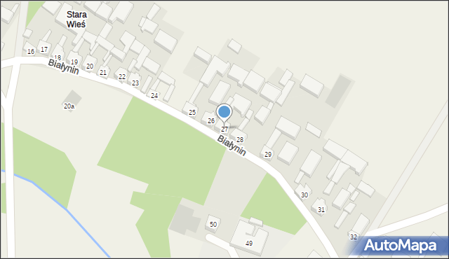 Białynin, Białynin, 27, mapa Białynin
