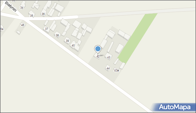 Białynin, Białynin, 42, mapa Białynin