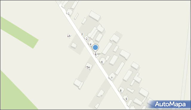 Białynin, Białynin, 5, mapa Białynin