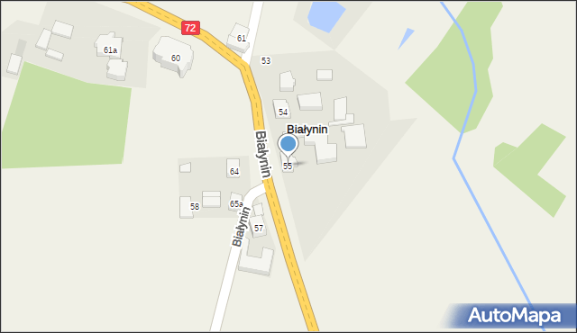 Białynin, Białynin, 56, mapa Białynin