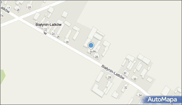 Białynin-Latków, Białynin-Latków, 27, mapa Białynin-Latków