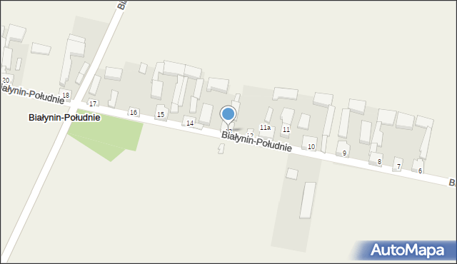 Białynin-Południe, Białynin-Południe, 13, mapa Białynin-Południe