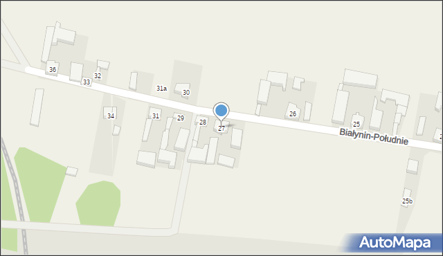 Białynin-Południe, Białynin-Południe, 27, mapa Białynin-Południe
