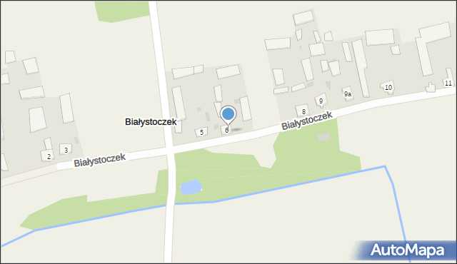 Białystoczek, Białystoczek, 7, mapa Białystoczek