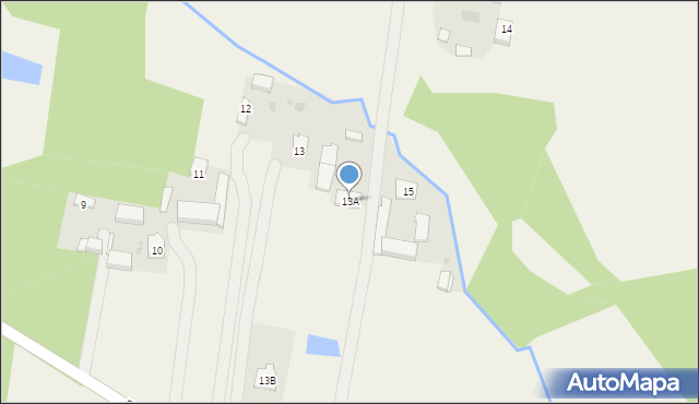 Bicz, Bicz, 13A, mapa Bicz