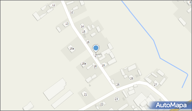 Bidziny, Bidziny, 17, mapa Bidziny