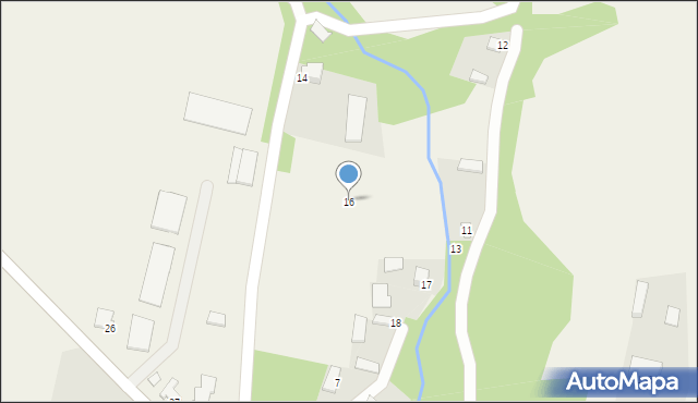 Biechów, Biechów, 16, mapa Biechów