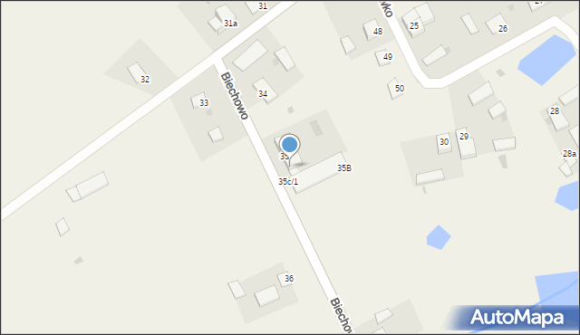 Biechówko, Biechówko, 35a/6, mapa Biechówko