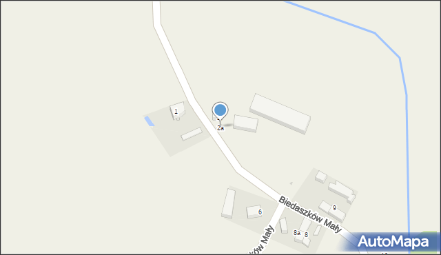 Biedaszków Mały, Biedaszków Mały, 2a, mapa Biedaszków Mały