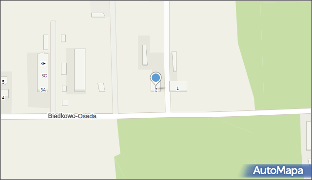 Biedkowo-Osada, Biedkowo-Osada, 2, mapa Biedkowo-Osada