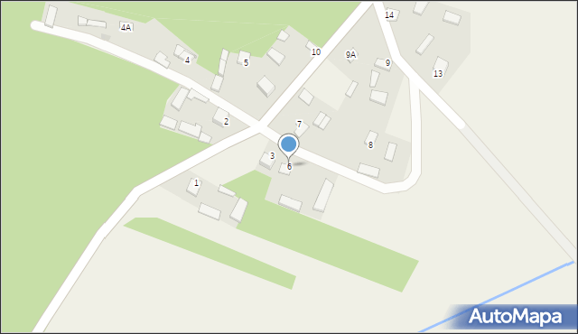 Biedrzychów, Biedrzychów, 6, mapa Biedrzychów